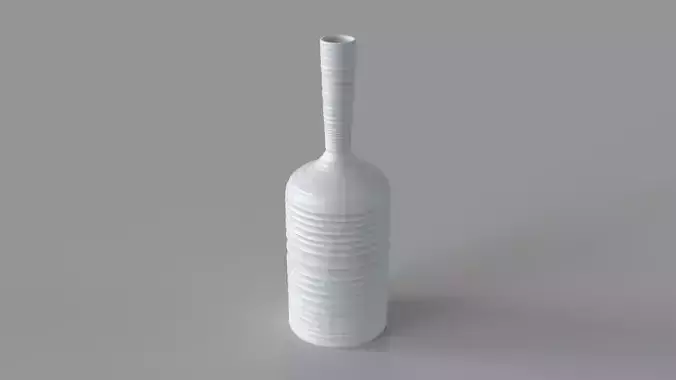 Axle White Vase 3D model