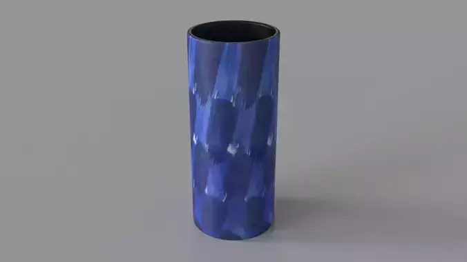 Pryce Blue And White Vase