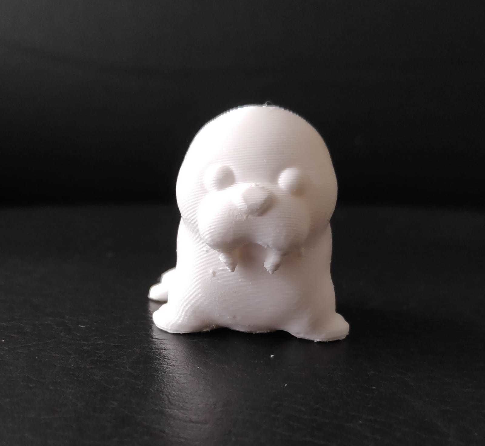 Cute Walrus 3D print model_4