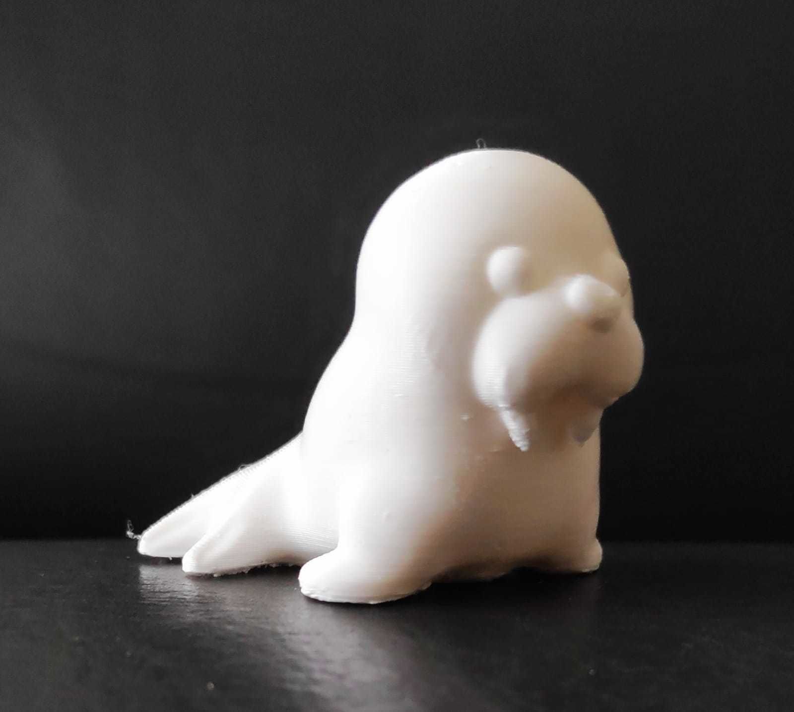 Cute Walrus 3D print model_11