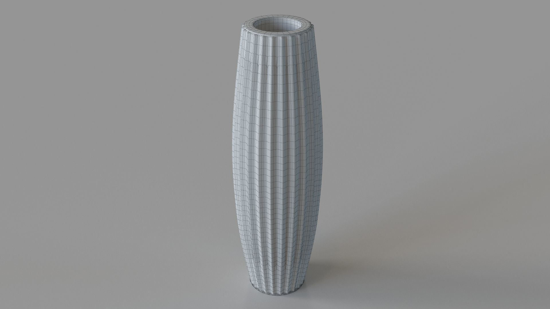 Carved Ceramic Vases Medium 3D model_1