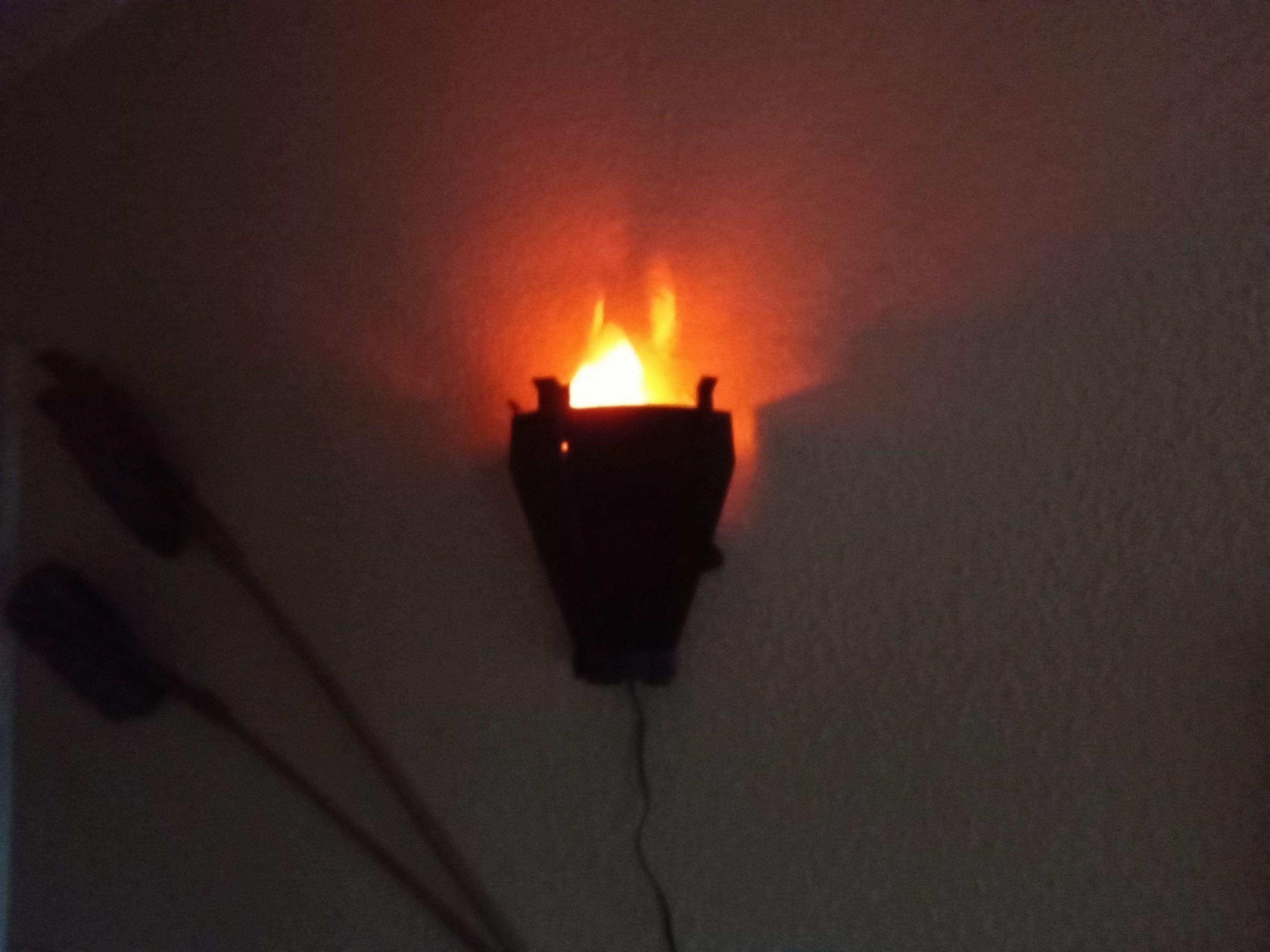 Gothik torch lamp 3D print model_6