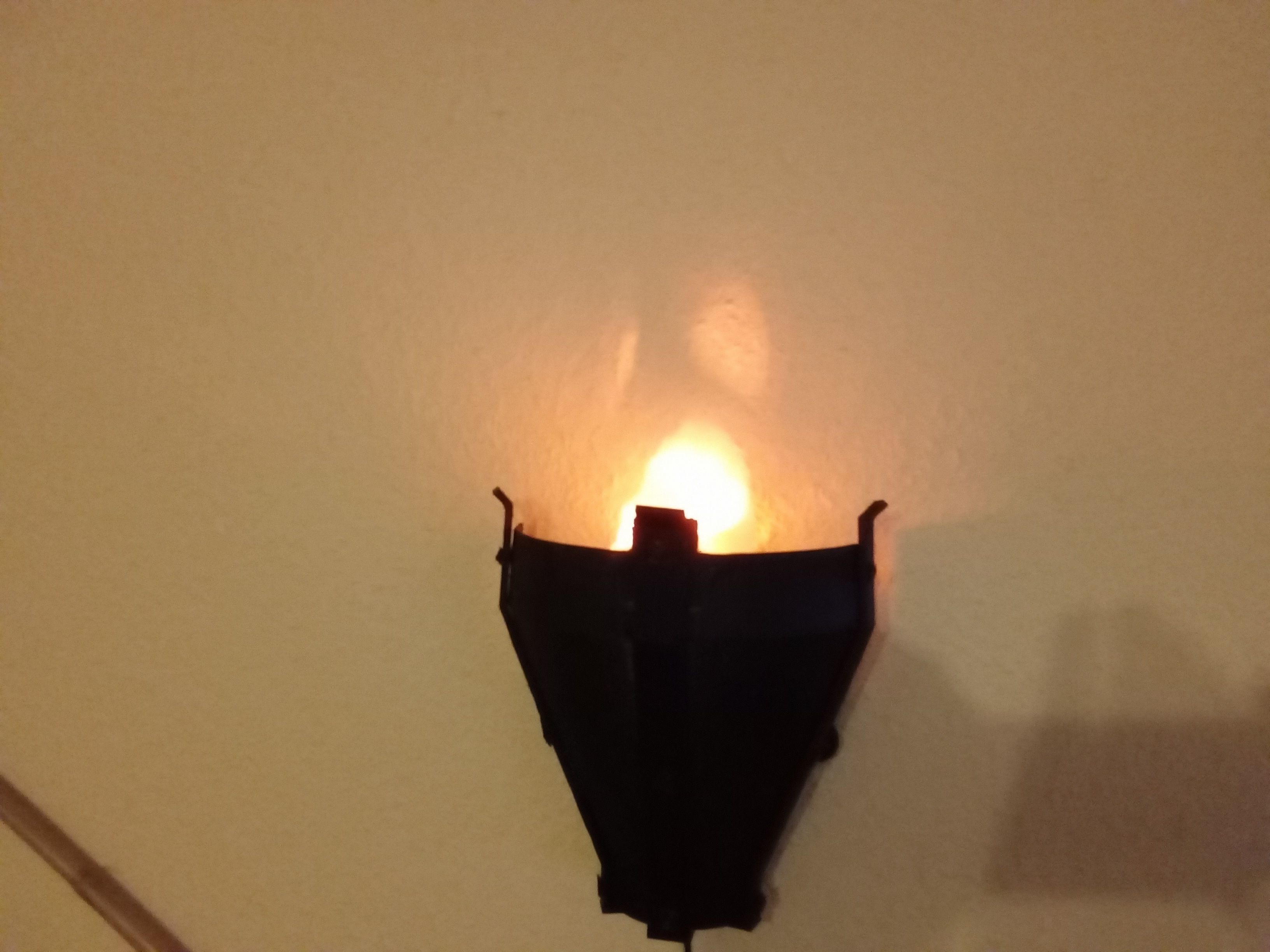 Gothik torch lamp 3D print model_20