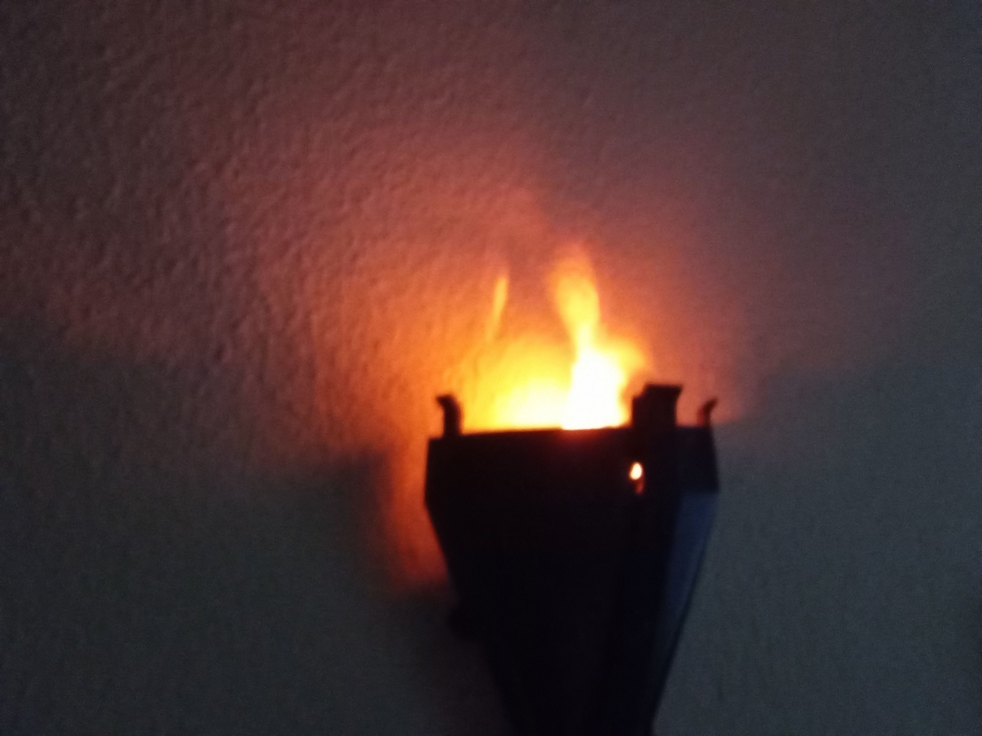 Gothik torch lamp 3D print model_1