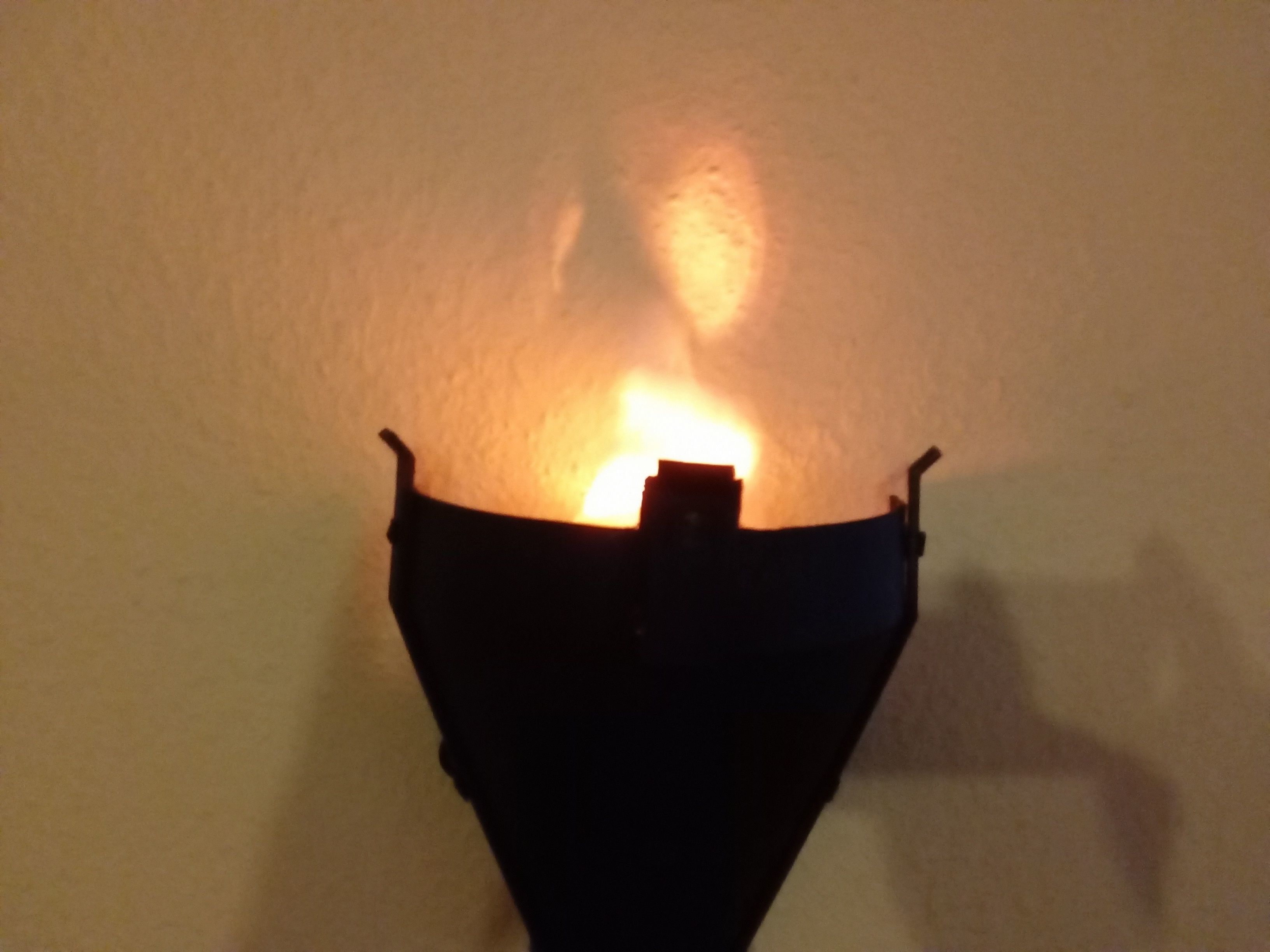 Gothik torch lamp 3D print model_21