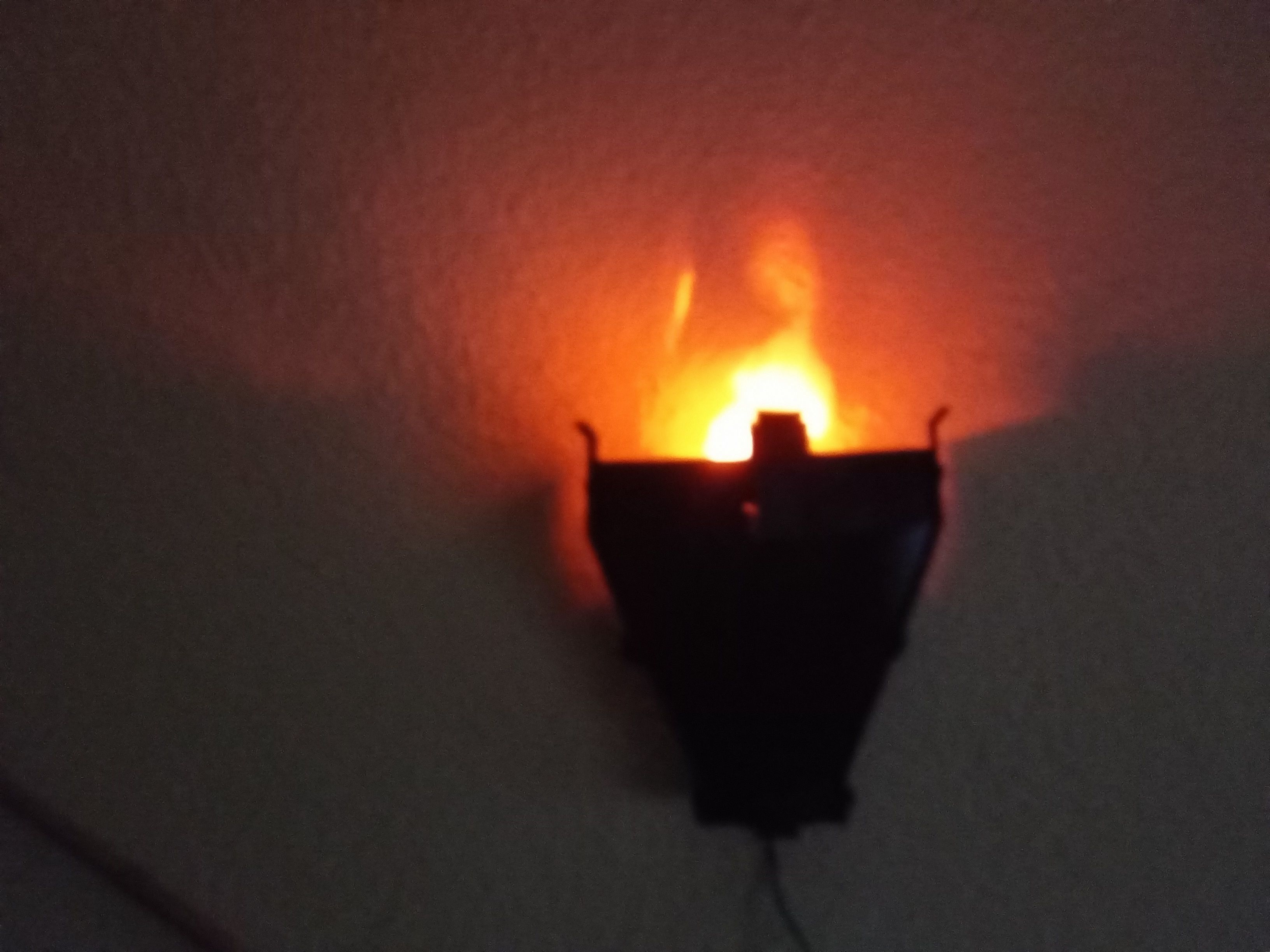 Gothik torch lamp 3D print model_10