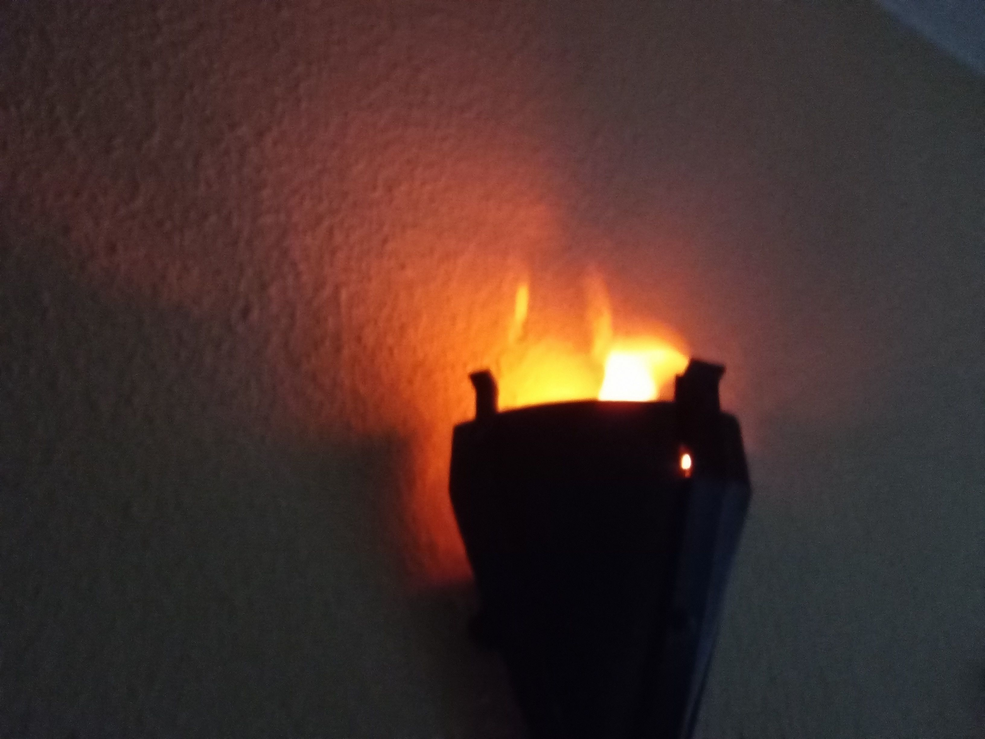 Gothik torch lamp 3D print model_9