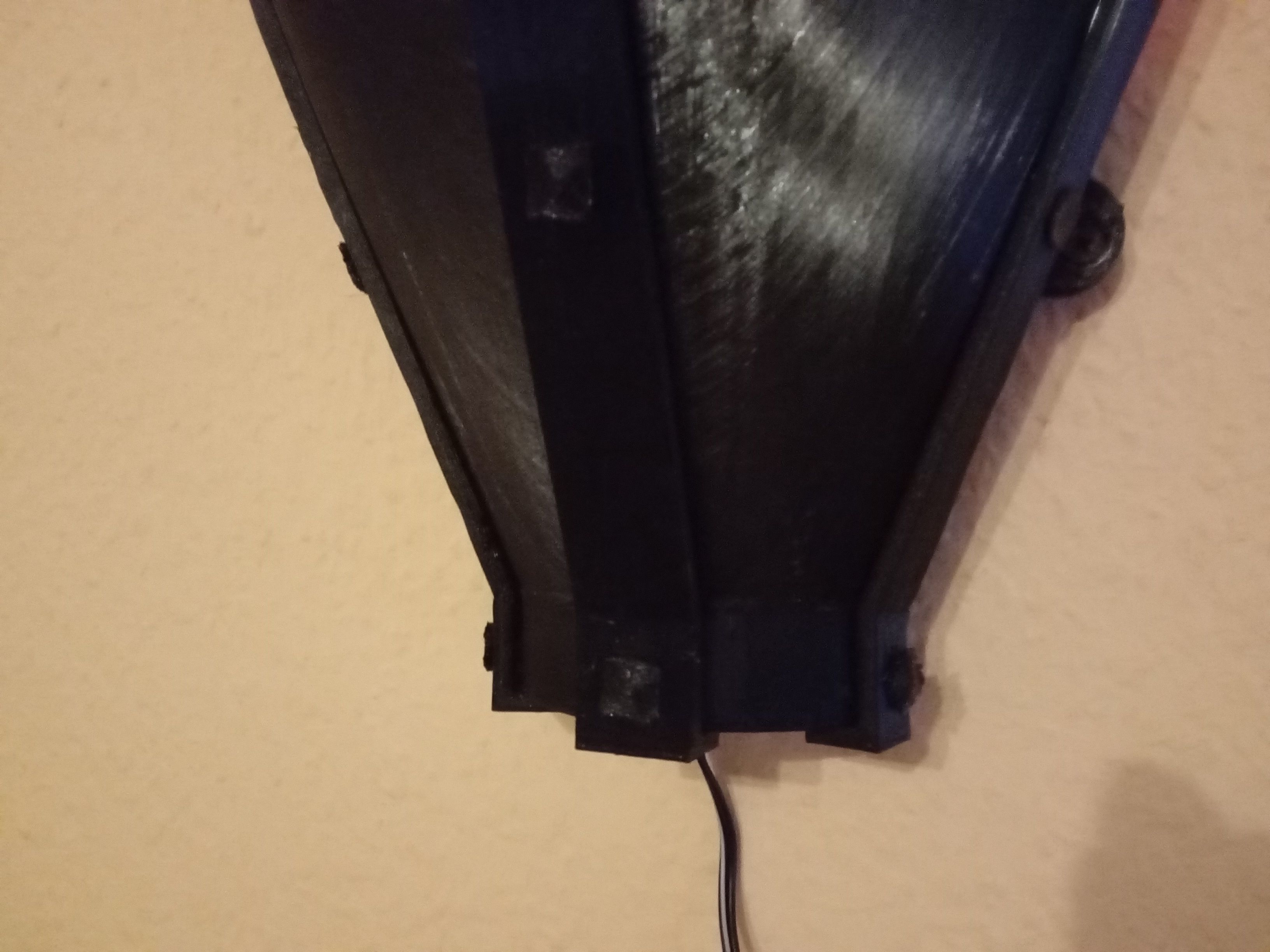 Gothik torch lamp 3D print model_24