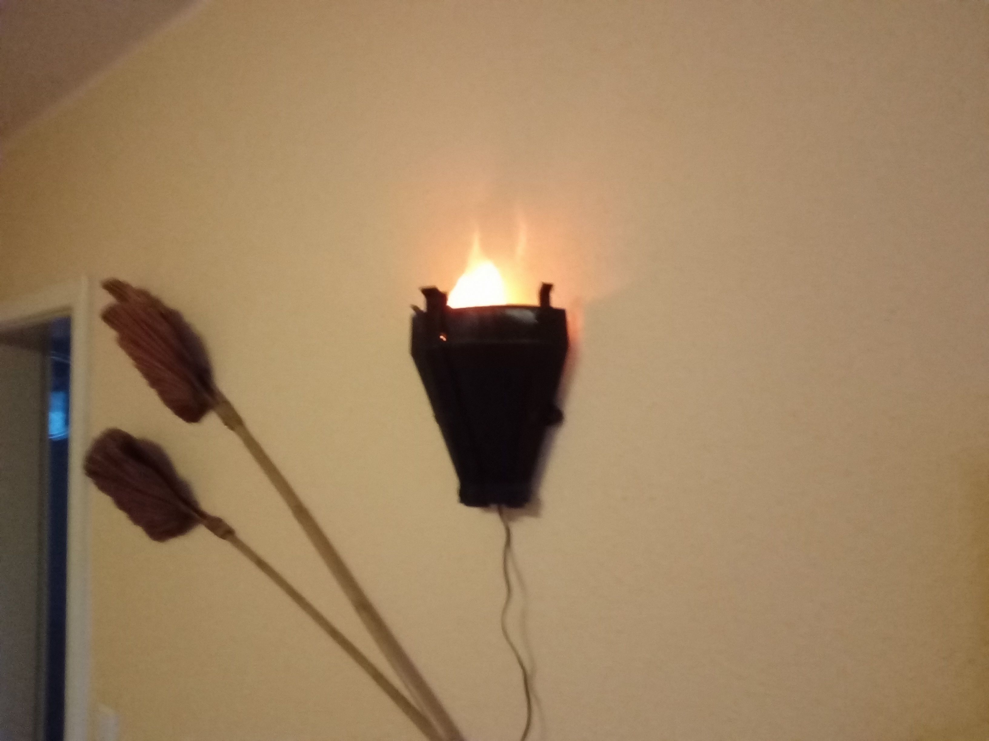 Gothik torch lamp 3D print model_18