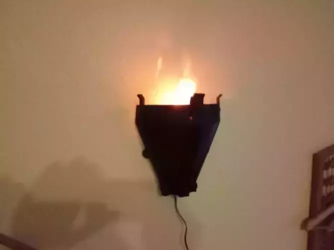 Gothik torch lamp 3D print model