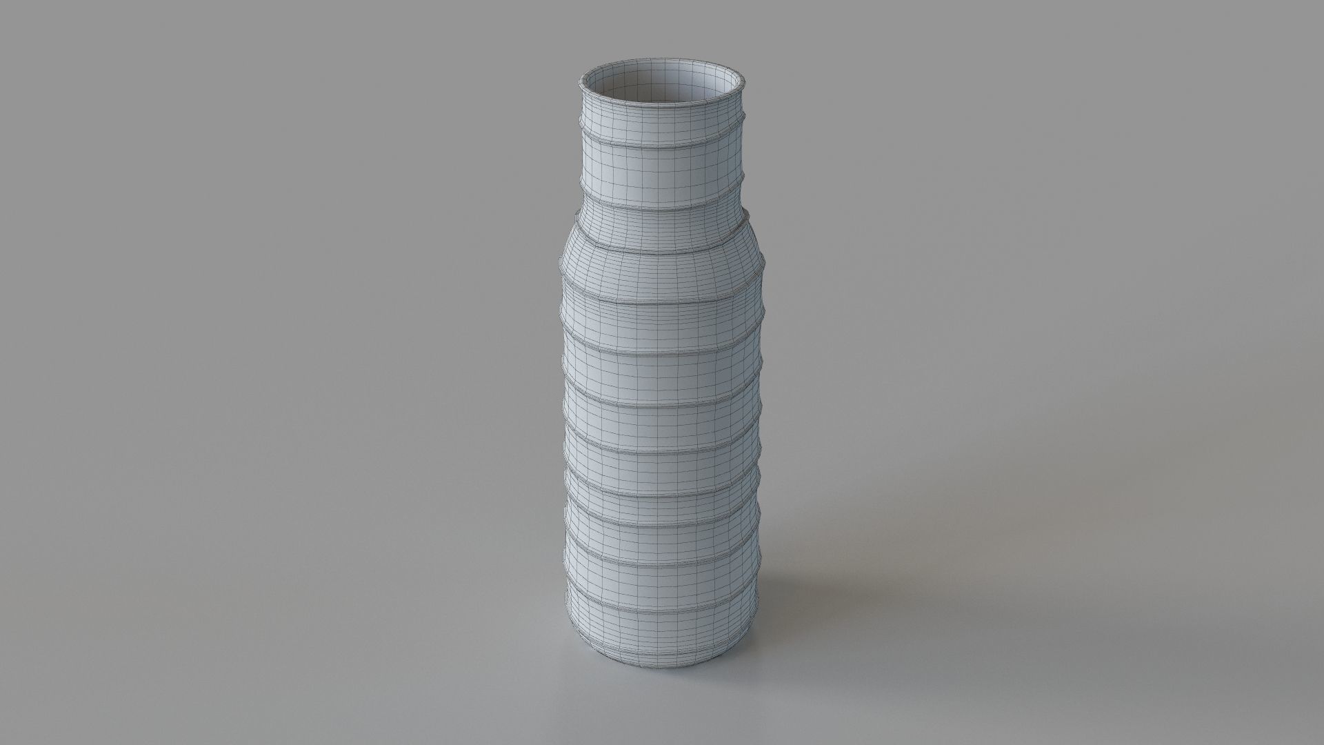 Viga Striped Vase 3D model_1