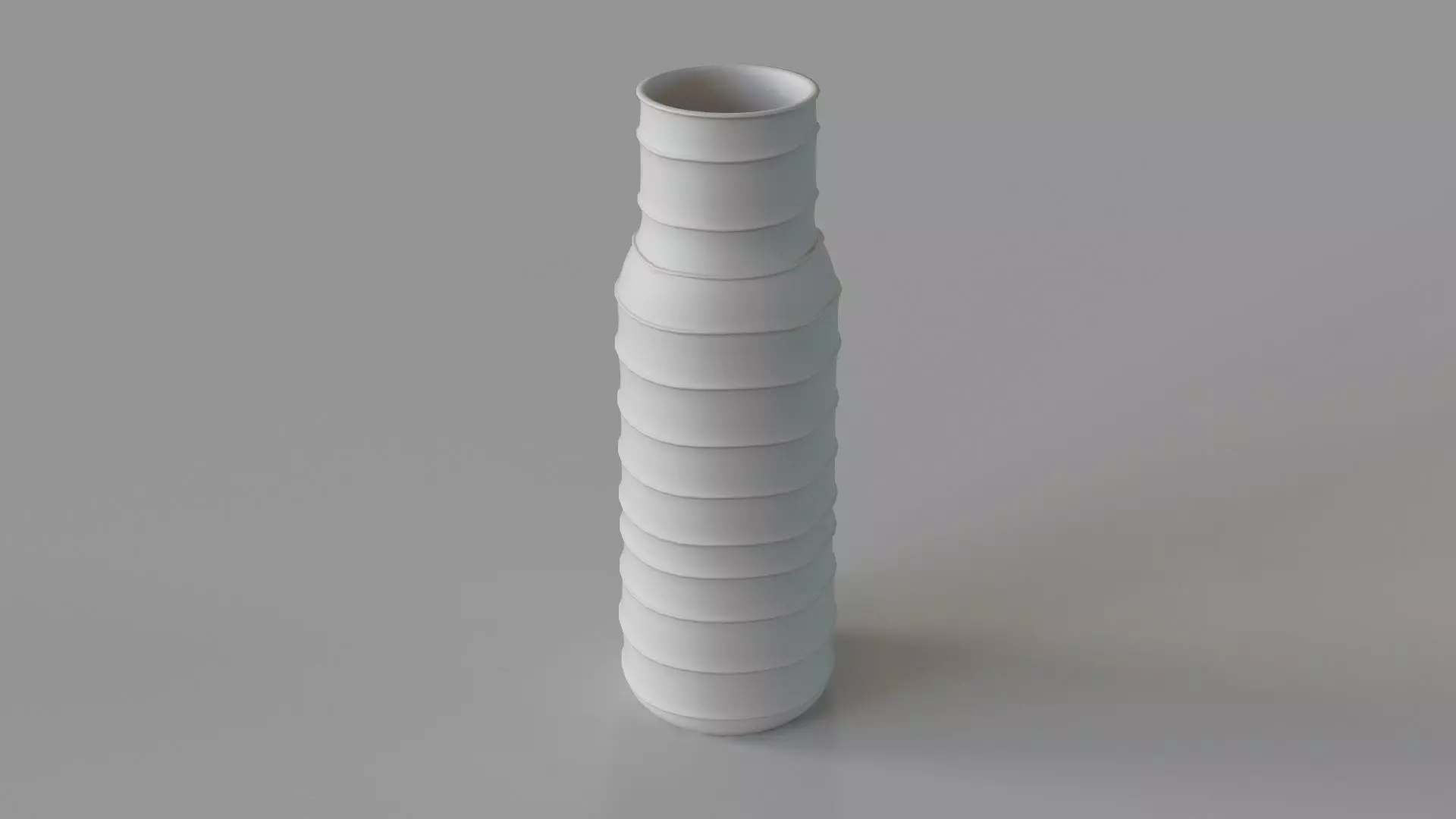 Viga Striped Vase 3D model_0