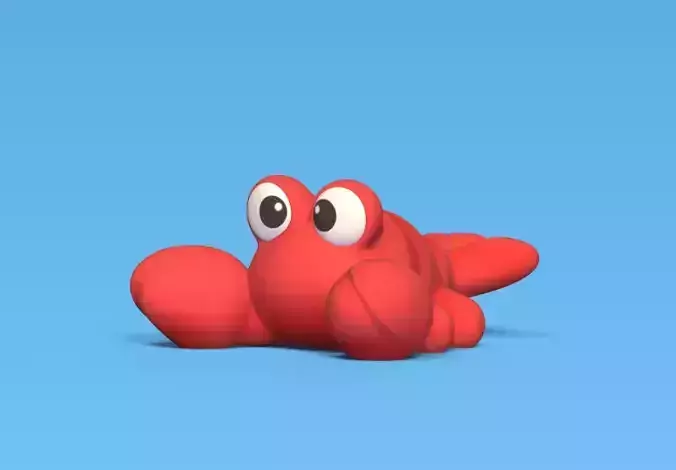 Cute Lobster 3D print model