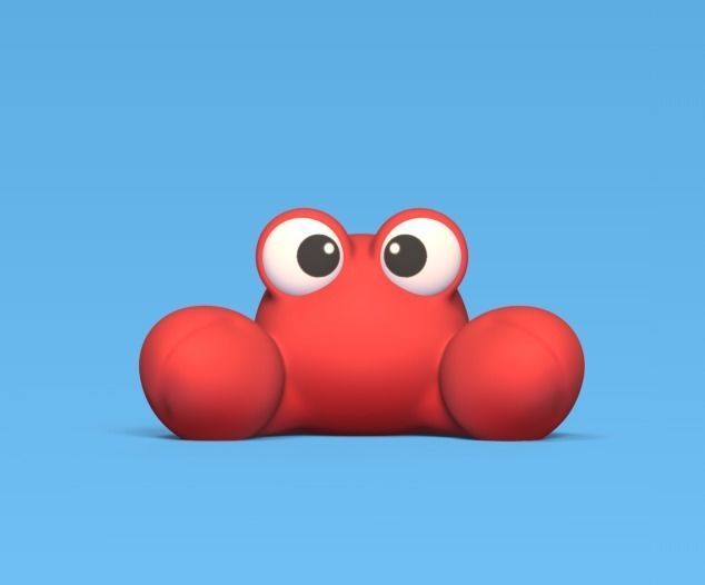 Cute Lobster 3D print model_1