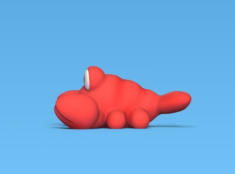 Cute Lobster 3D print model_2