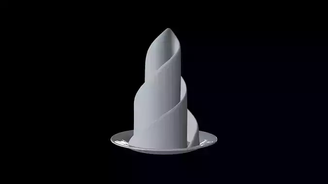 PROP-007 Napkin and plate 3D model