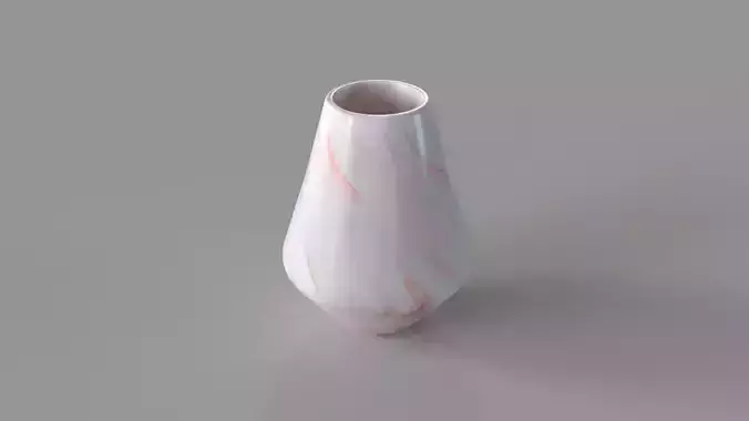 Atria Vase Pink 3D model