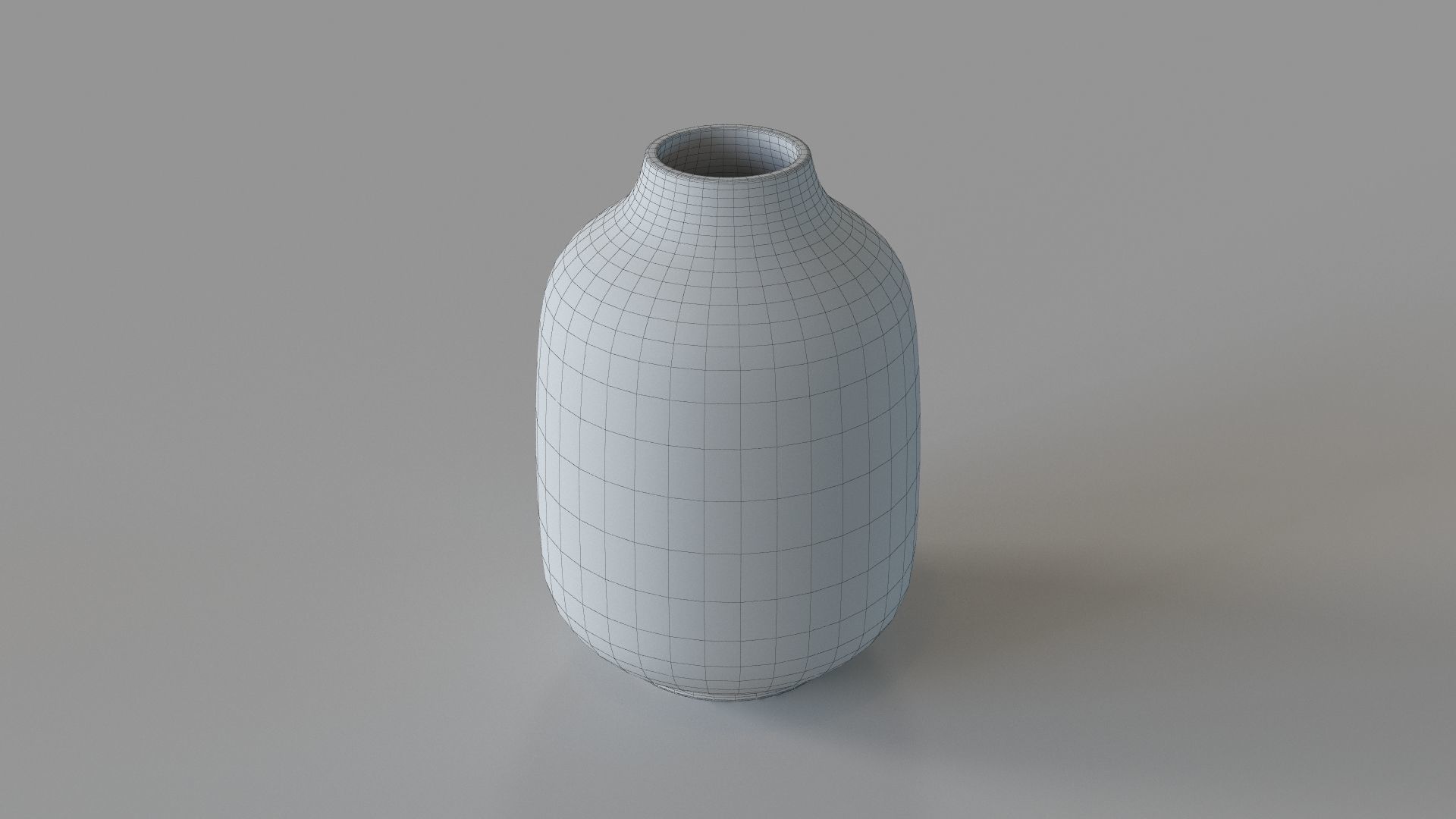 Alya Blue Speckled Vase 3D model_1