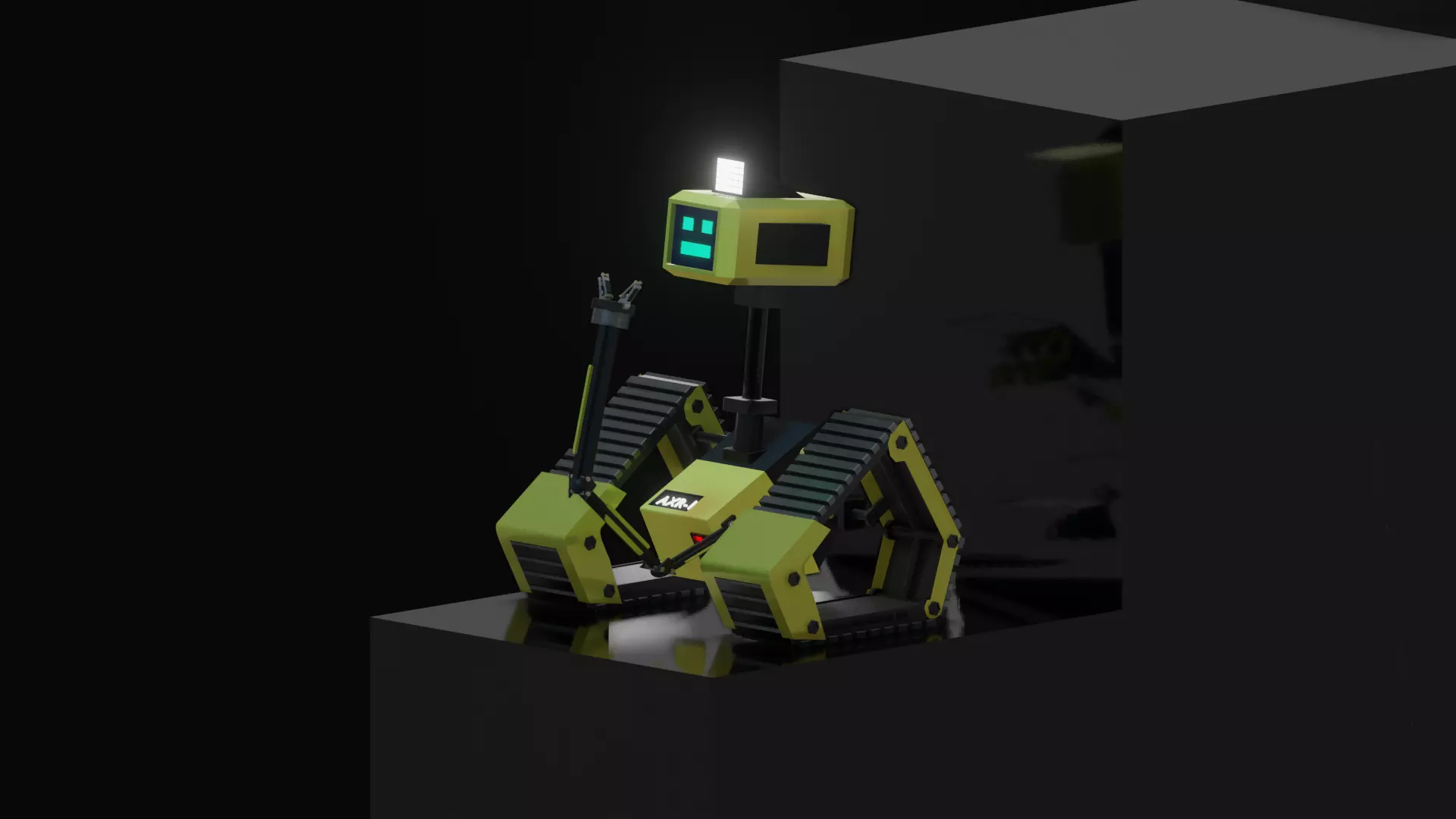 sci-fi ROBOT 3D model_0