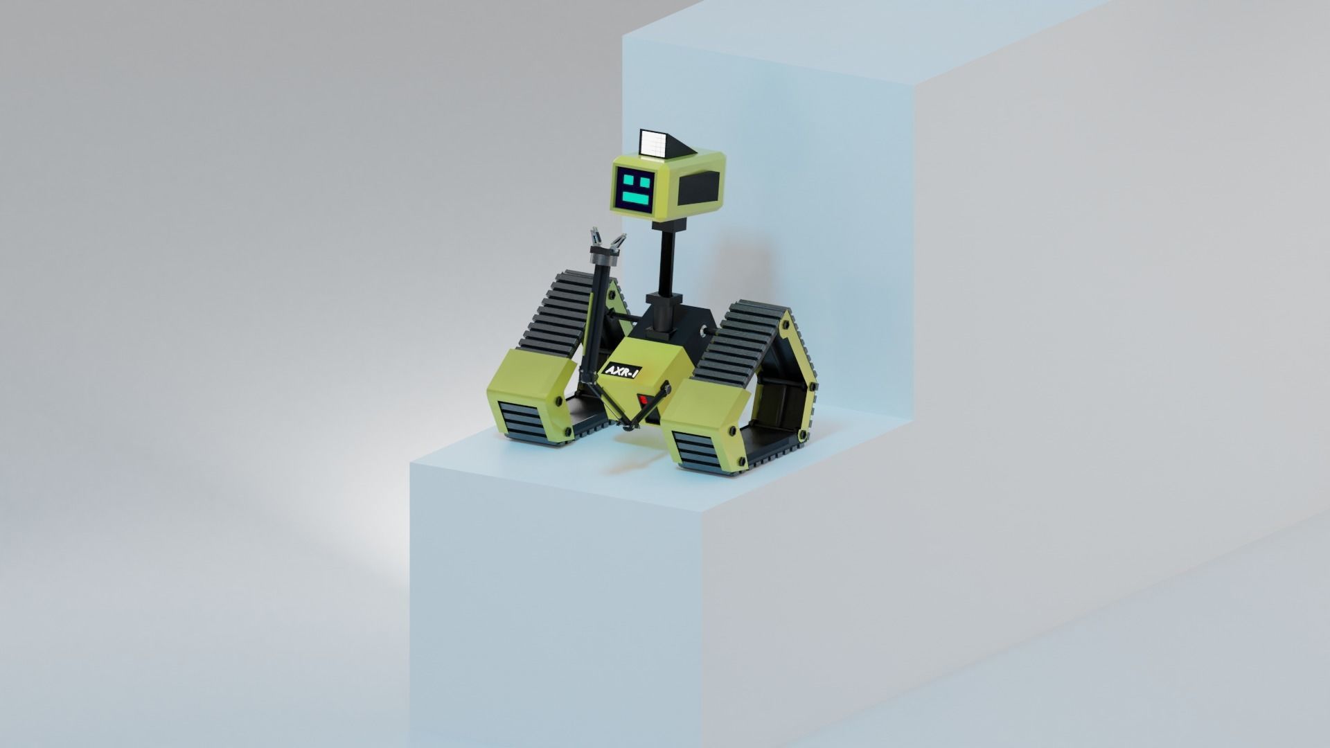 sci-fi ROBOT 3D model_2