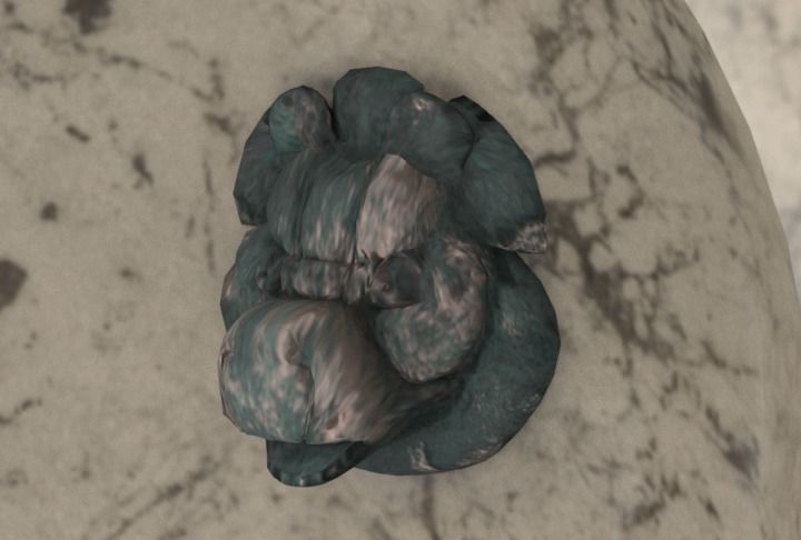 roman fountain Low-poly 3D model_25