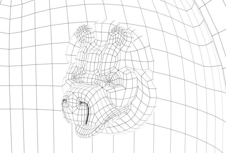 roman fountain Low-poly 3D model_27