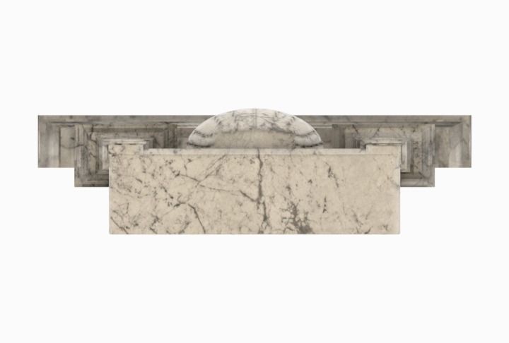 roman fountain Low-poly 3D model_15