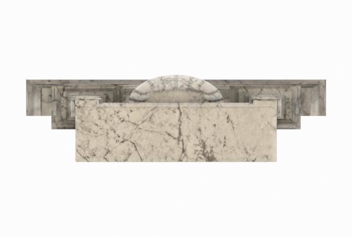 roman fountain Low-poly 3D model_14