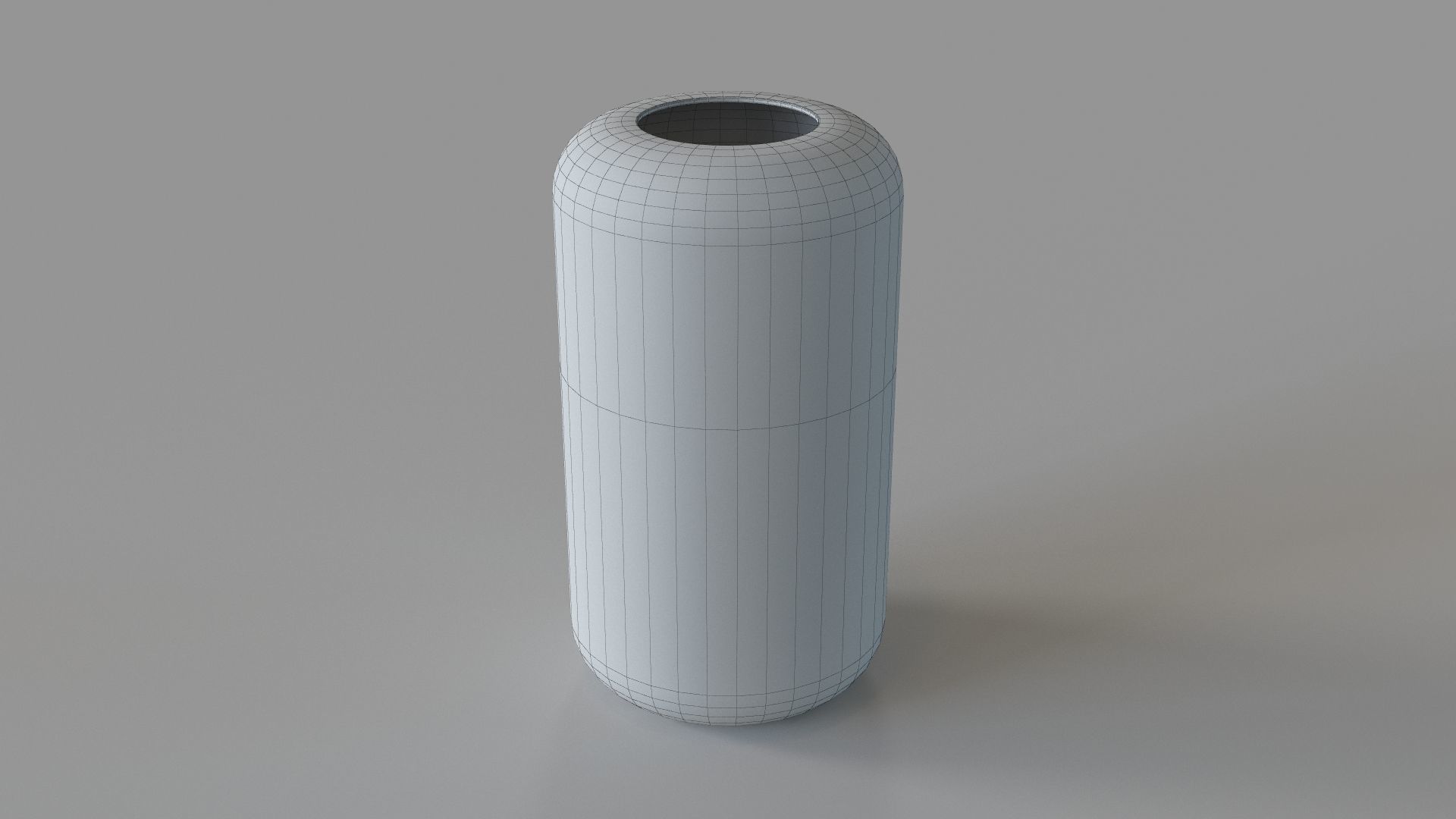 Azraa Vase Lg White 3D model_1