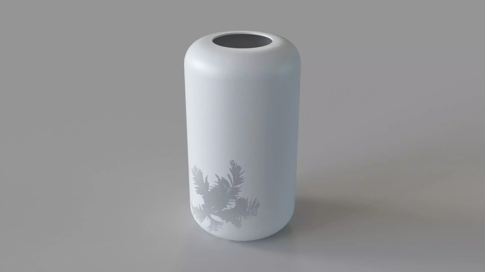 Azraa Vase Lg White 3D model_0