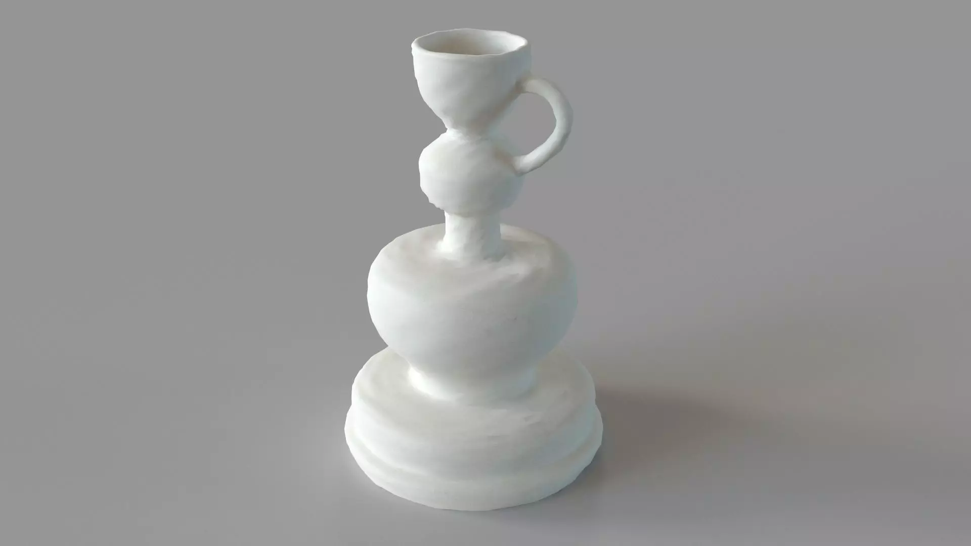 Victoire Vase White 3D model_0