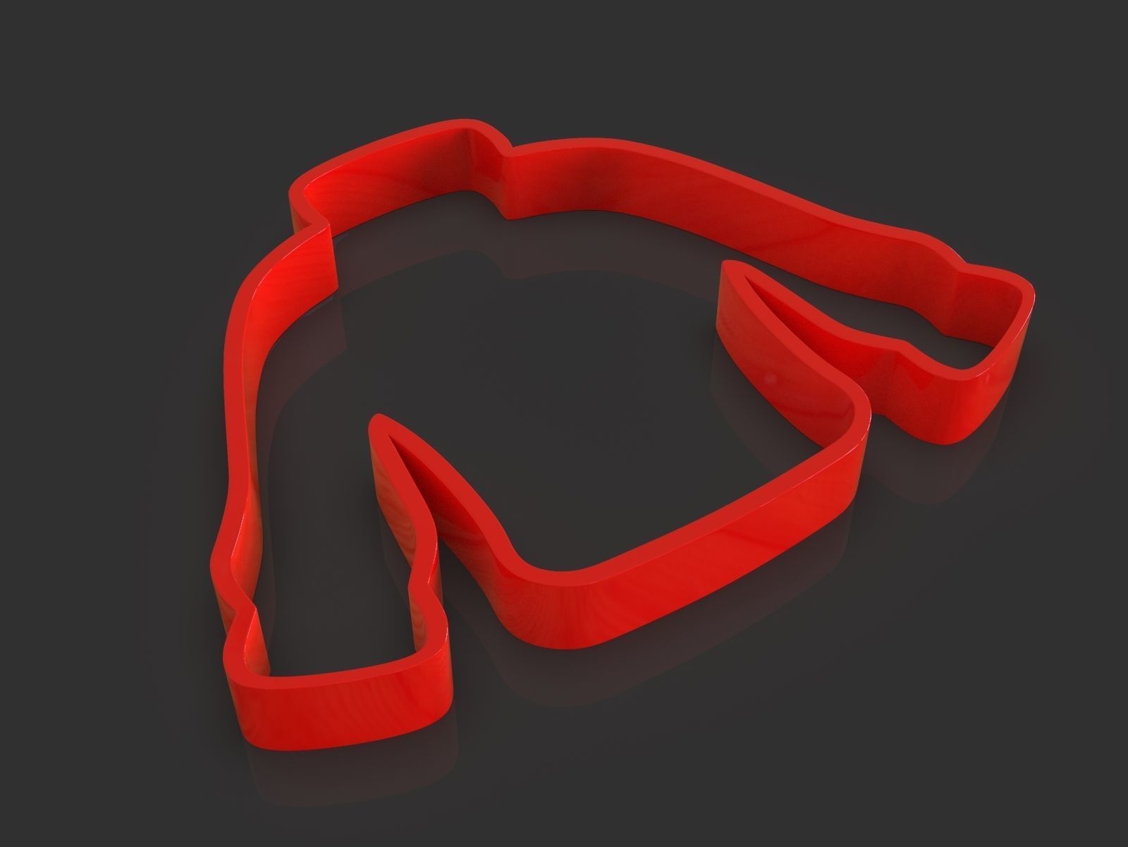 Ugly Christmas Sweater Cookie Cutter 3D print model_1
