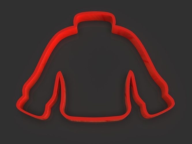Ugly Christmas Sweater Cookie Cutter 3D print model