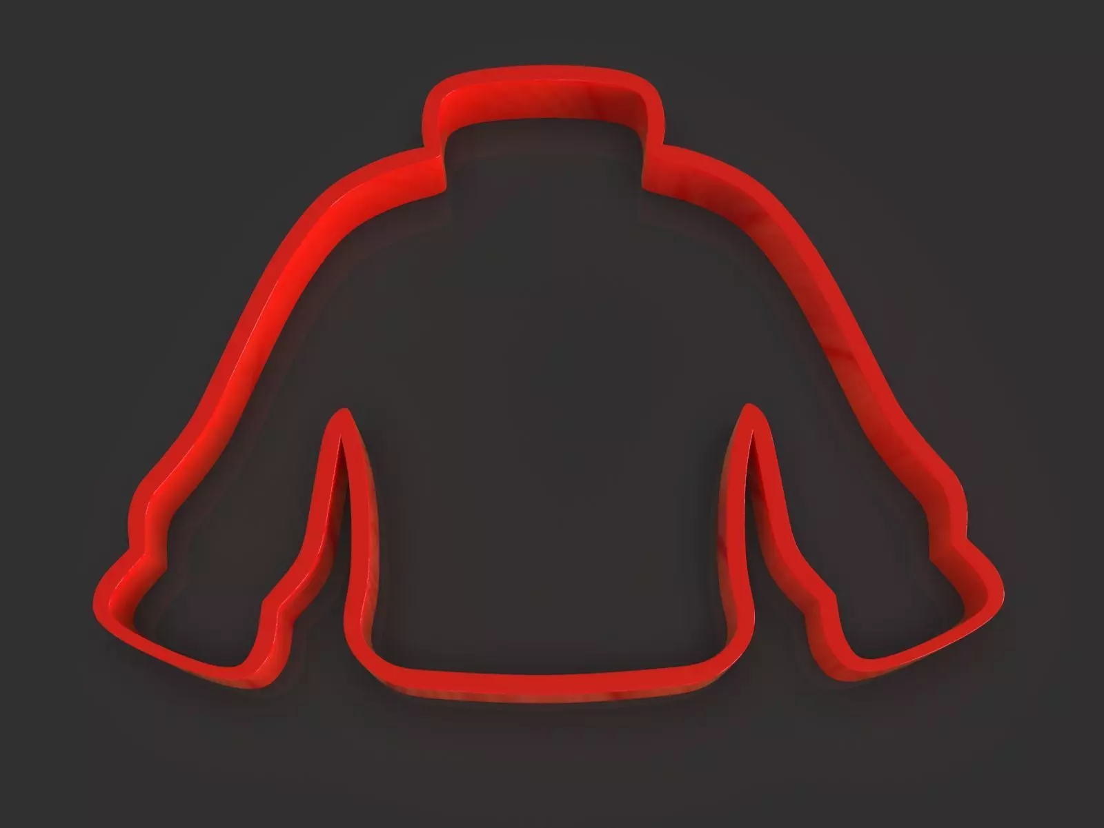 Ugly Christmas Sweater Cookie Cutter 3D print model_0