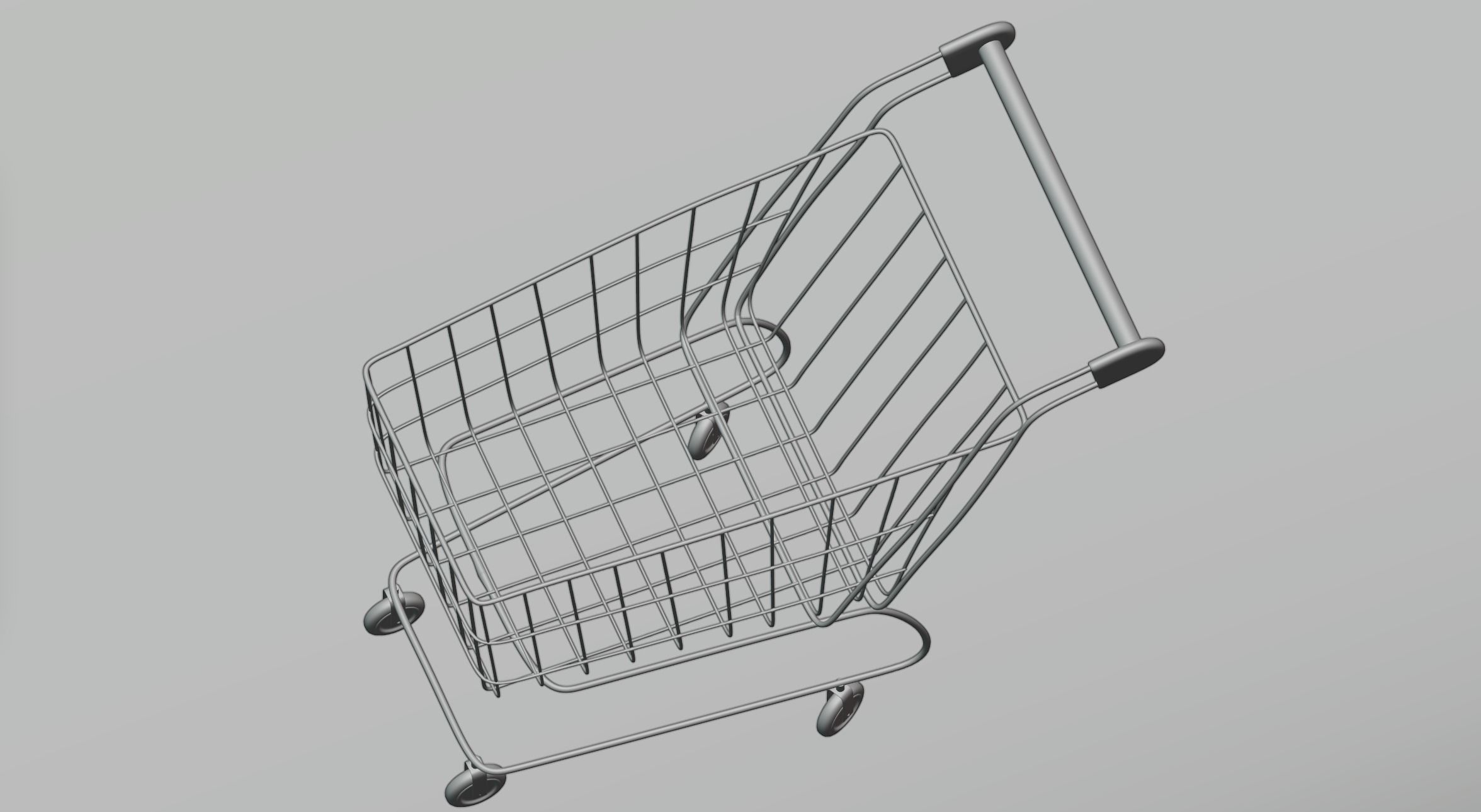 Cart shop 3D model_5