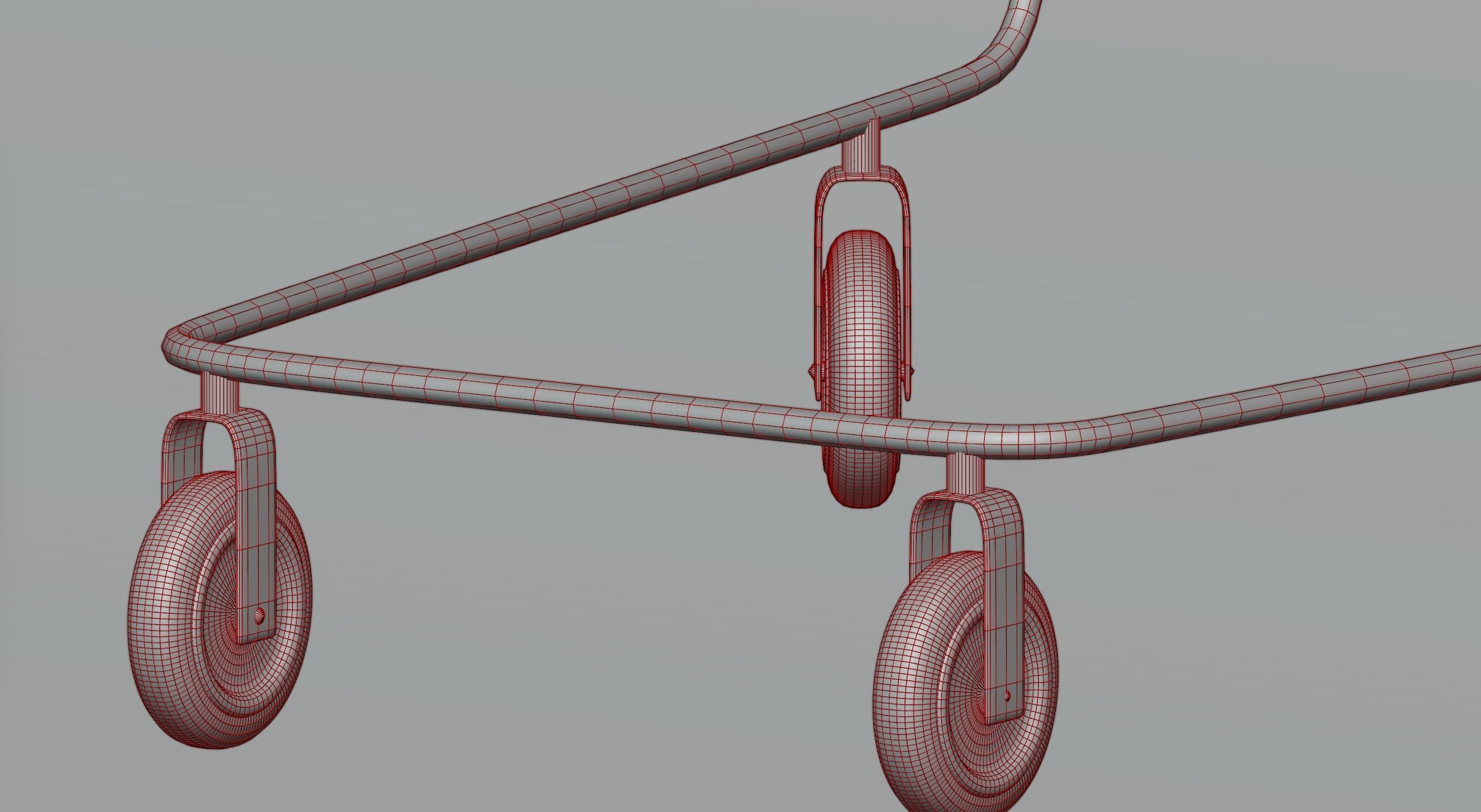 Cart shop 3D model_2