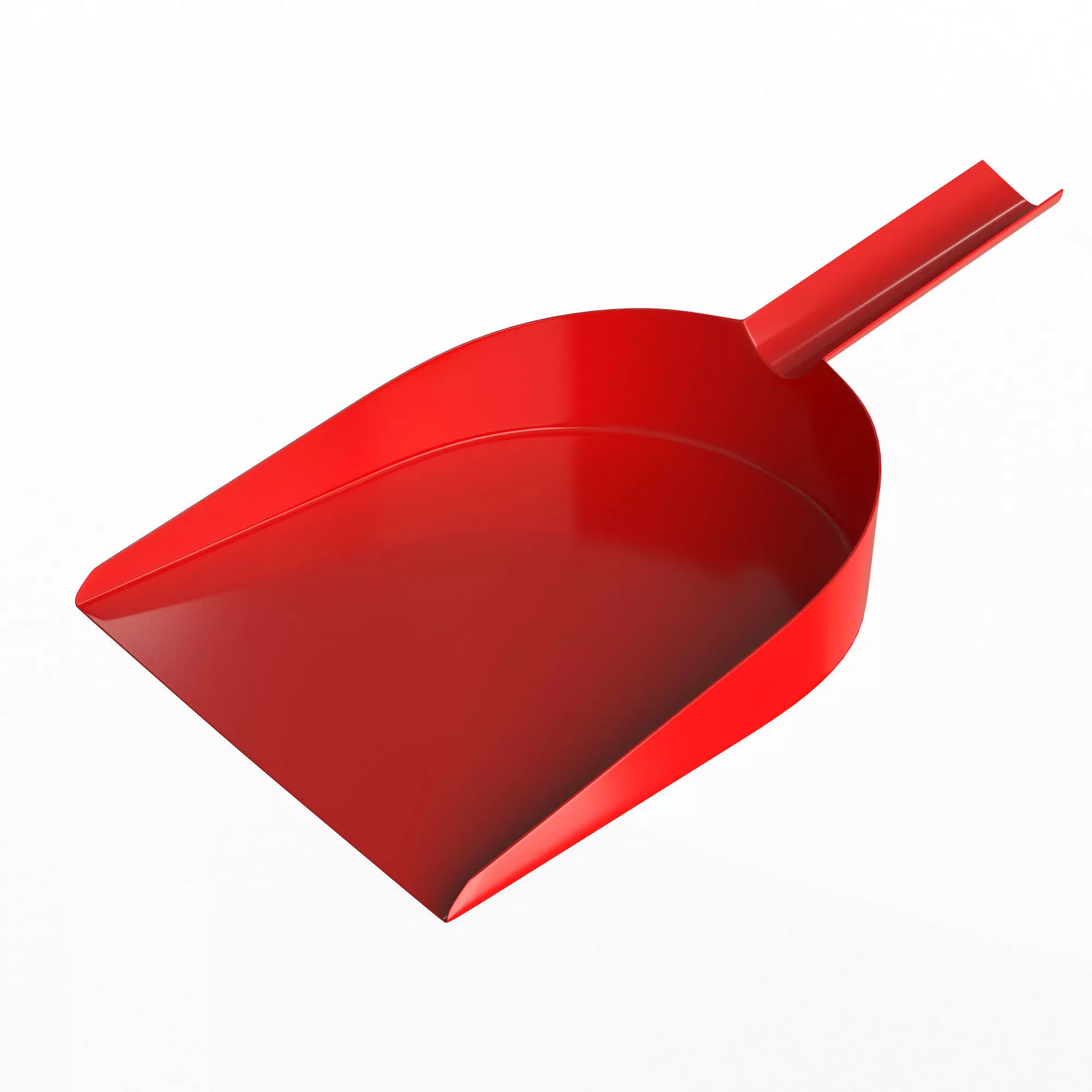 Dustpan shovel Low-poly 3D model_0