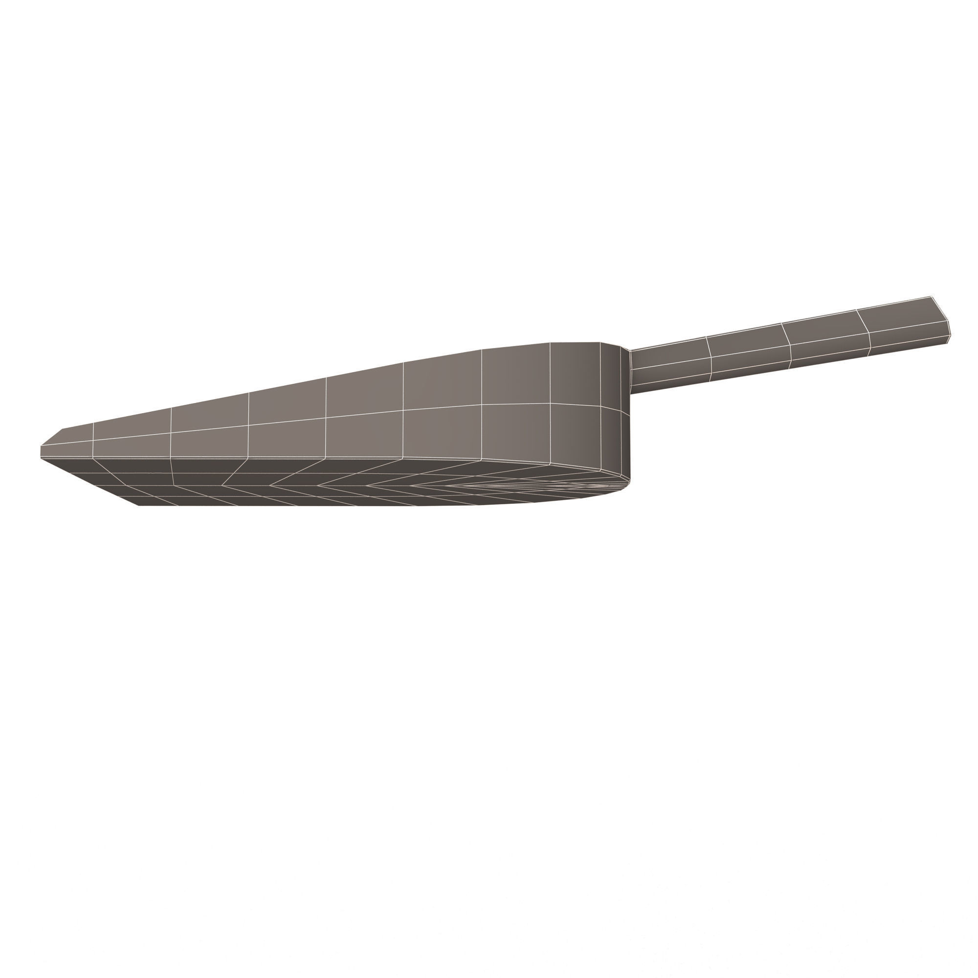 Dustpan shovel Low-poly 3D model_14