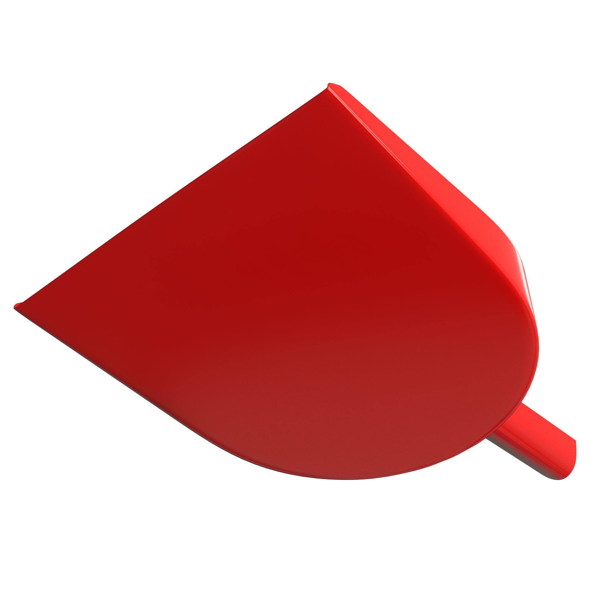 Dustpan shovel Low-poly 3D model_3