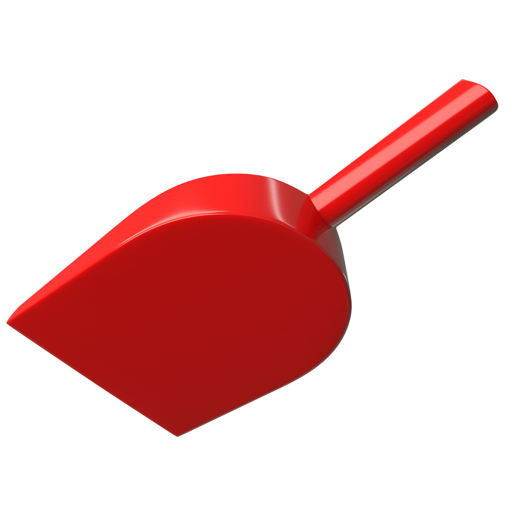 Dustpan shovel Low-poly 3D model_2