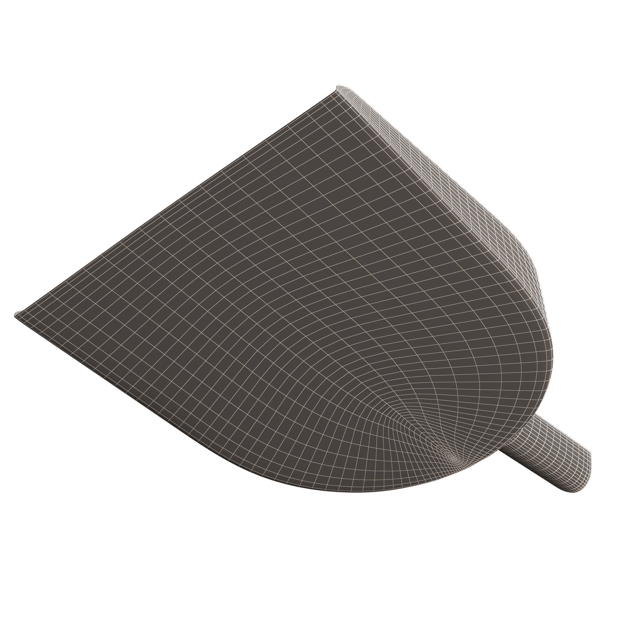 Dustpan shovel Low-poly 3D model_8