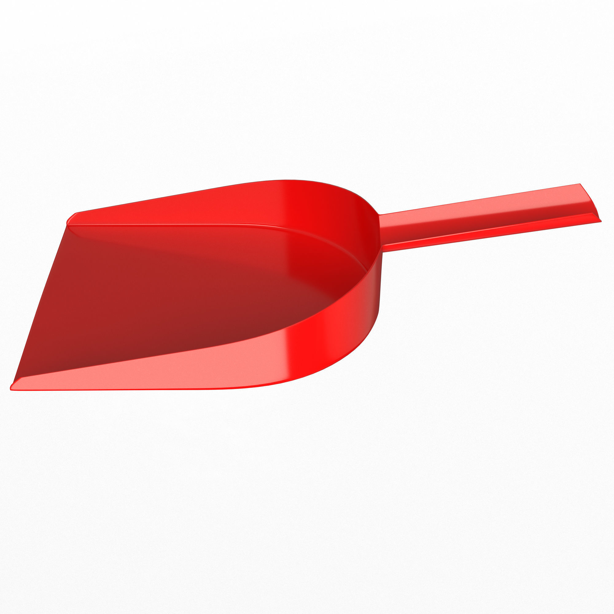 Dustpan shovel Low-poly 3D model_5