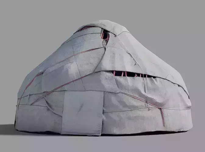 Yurtt yurt made out of cloth