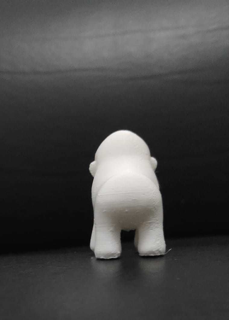 Cute Gorilla 3D print model_7