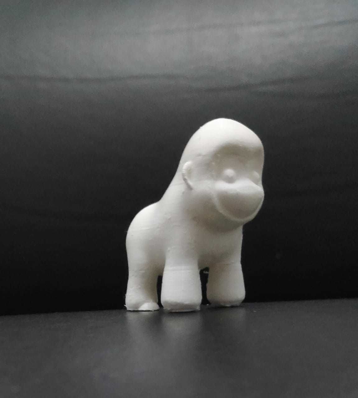 Cute Gorilla 3D print model_9