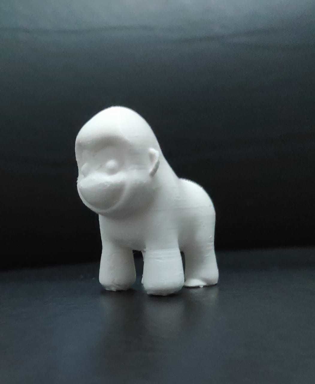 Cute Gorilla 3D print model_4
