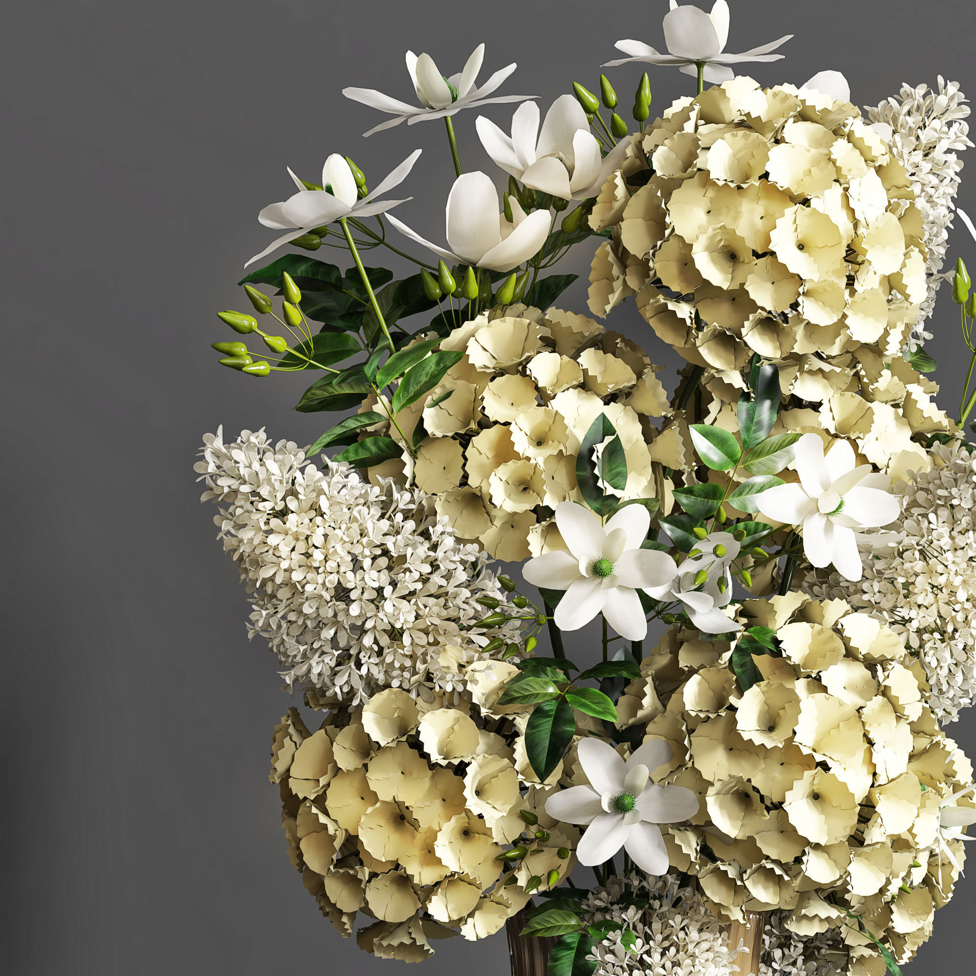 bouquet set 111 3D model_1