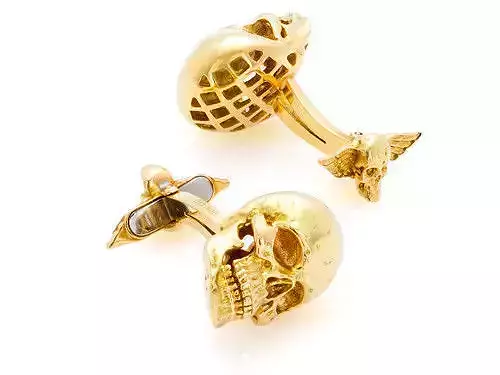 cufflink skull 3D print model