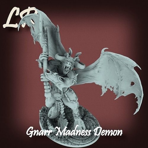 Gnarr Madness Demon 3D print model