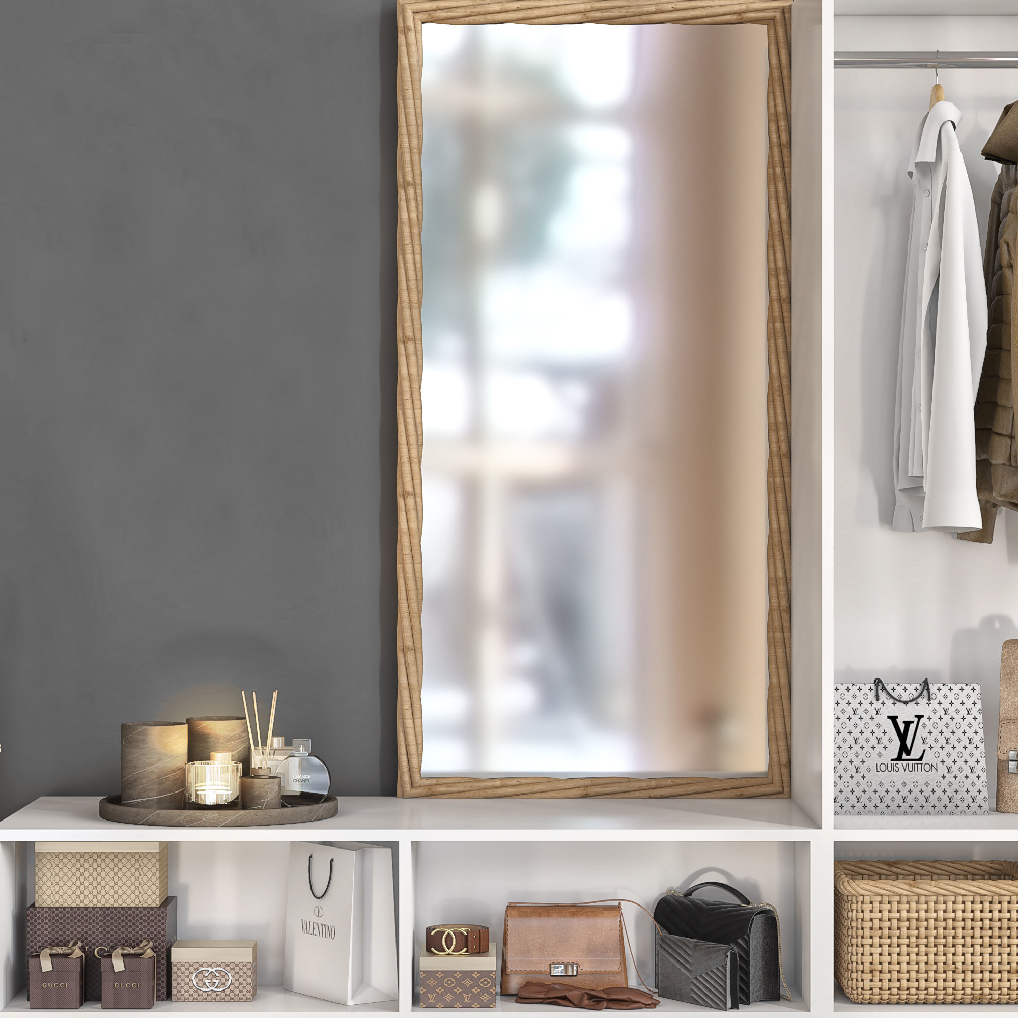 closet 107 3D model_1